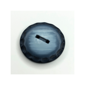 Knopf - matt - 28 mm - jeansblau